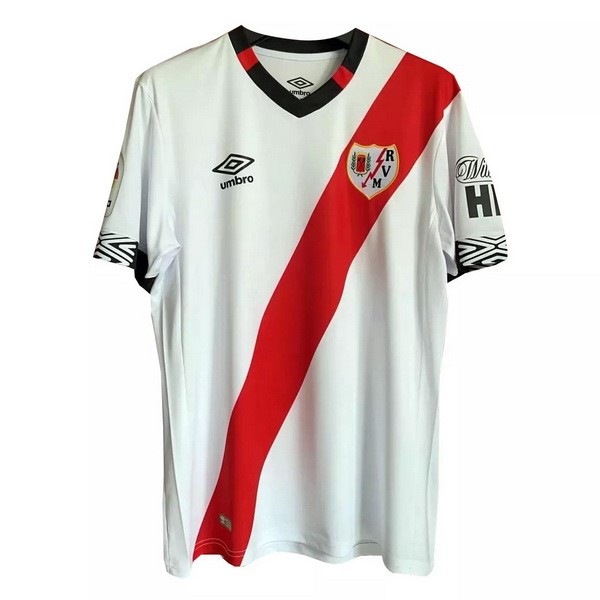 Camiseta Rayo Vallecano 1ª Kit 2020 2021 Blanco Rojo